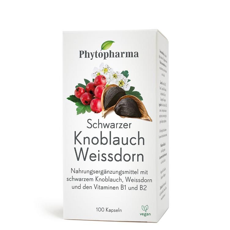 Knoblauch Weissdorn Kapseln, 100 Stück