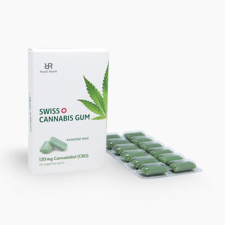 Swiss Cannabis Kaugummi 120mg CBD